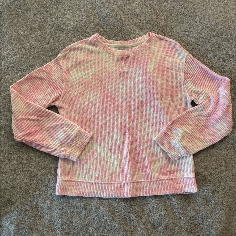 Girls pink tye die shirt
